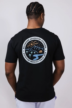Billabong Rockies A/Div Premium T-Shirt for Men in Black | 24A502500-BLACK Chill Style Essential Comfort