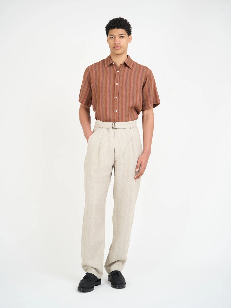 Garrison Short Sleeve Shirt Lowson Terracotta Abrasion Resistant Edging Timeless Fit