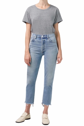 Charlotte Crop Straight in Parlay Minimal Fashion