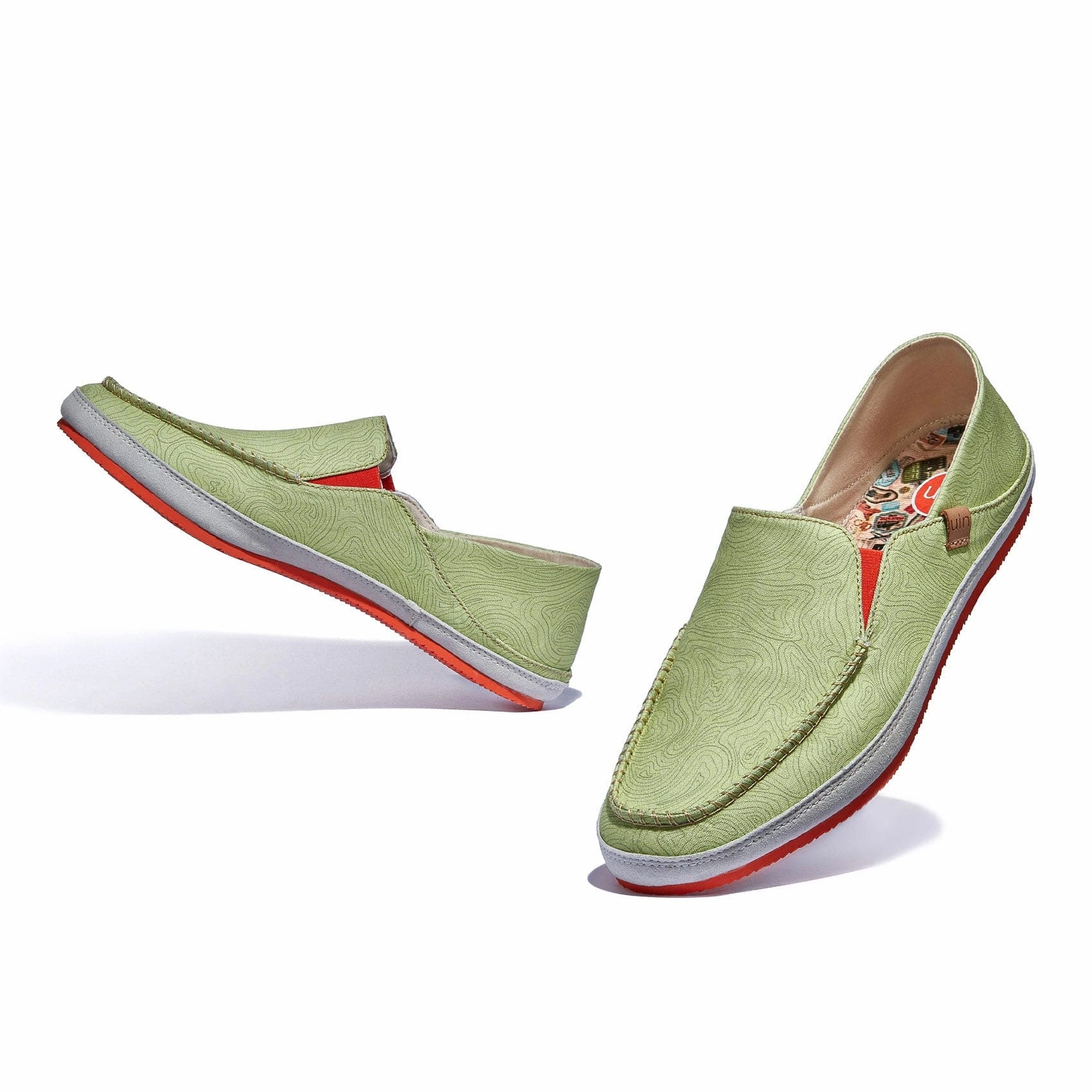 Daiquiri Green Formentera II Women Hold Guard Durable Leather Shoes
