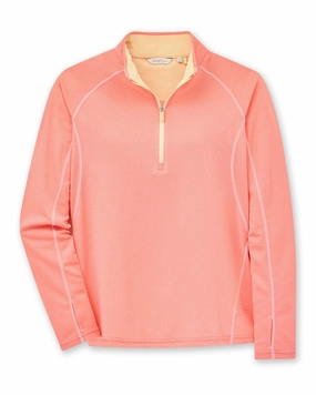 Minimal Comfort workout wear Anza Quarter Zip - Grapefruit