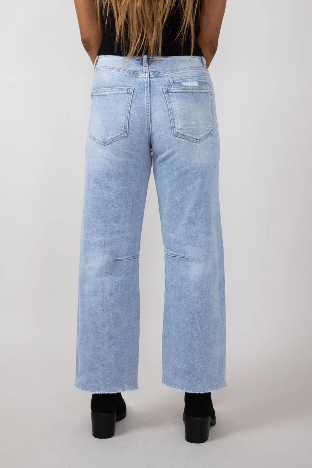 Vervet High Rise Baggy Barrel Jeans for Women | V3575 school wear