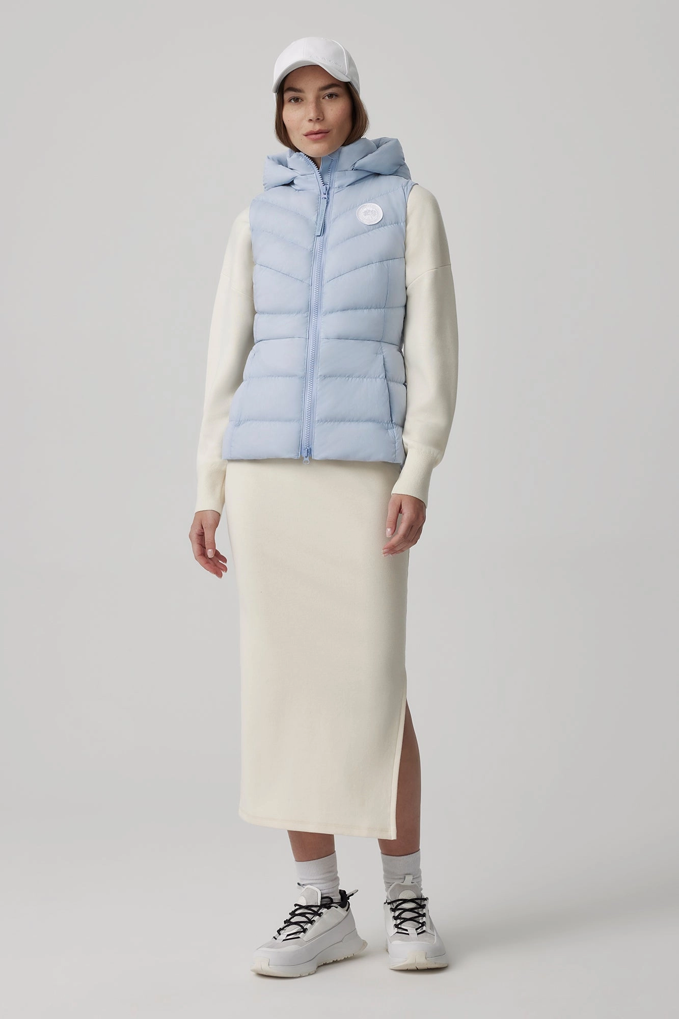 Packable Feature Hypoallergenic Interior Layer Clair Vest White Label