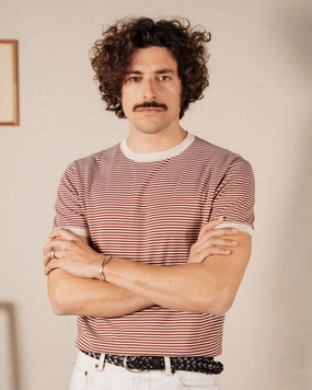 Tellaro Bamboo Fiber Blend Smooth zipper closure