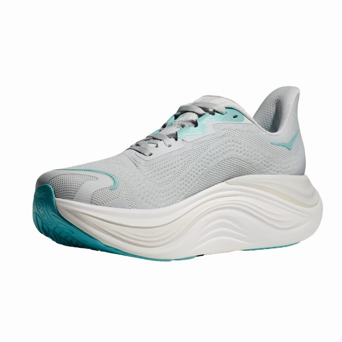 Airflow Mesh Panels Breathable Upper Hoka One One Women's Skyward X Cosmic Grey/Rose Gold
