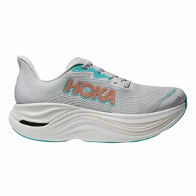 Hoka One One Women's Skyward X Cosmic Grey/Rose Gold Move Light Comfort Midsoles