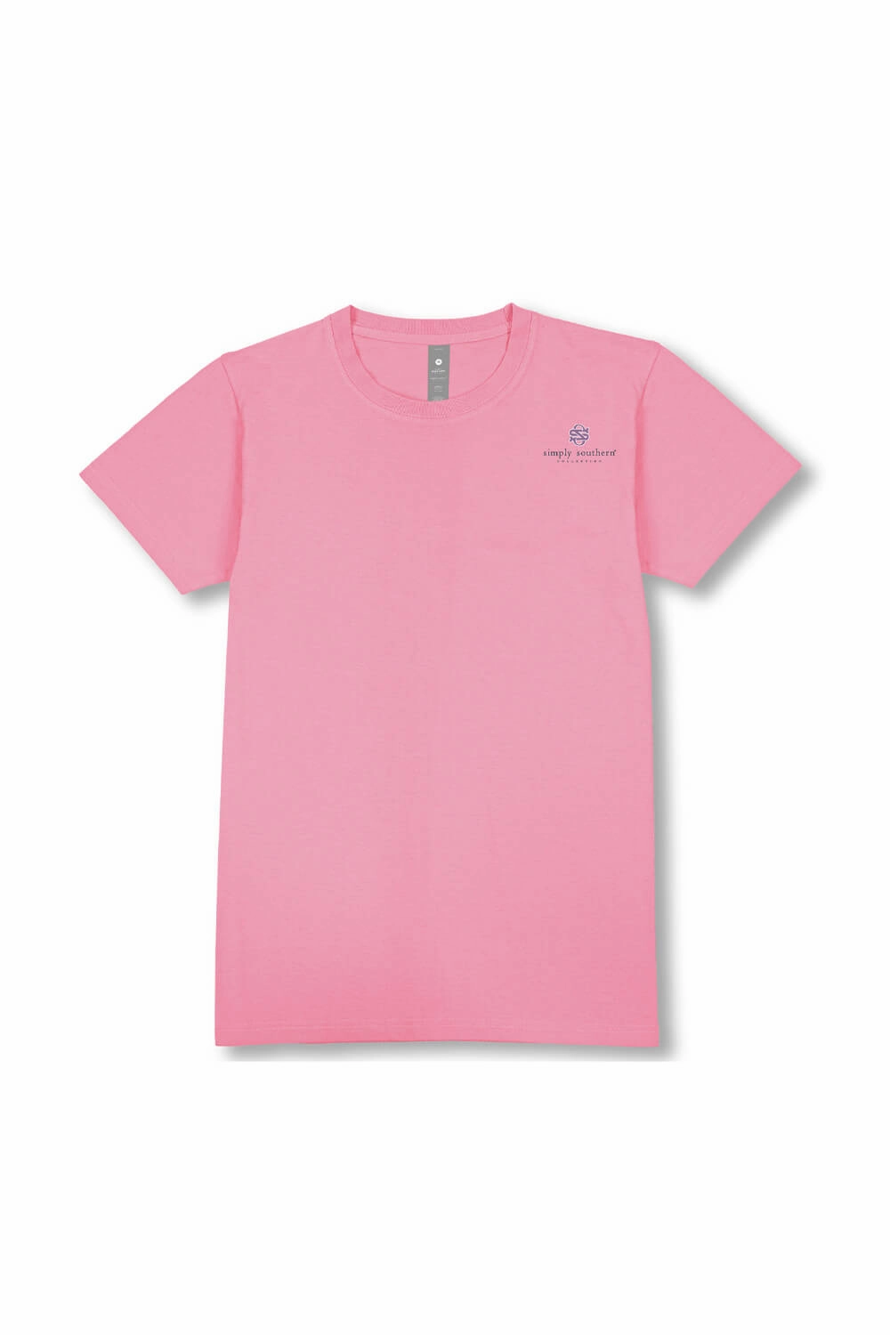 Simply Southern Doing My Best T-shirt for Women in Pink | SS-BEST-FNCYCNDY Playful Vibes Stretchable Knit