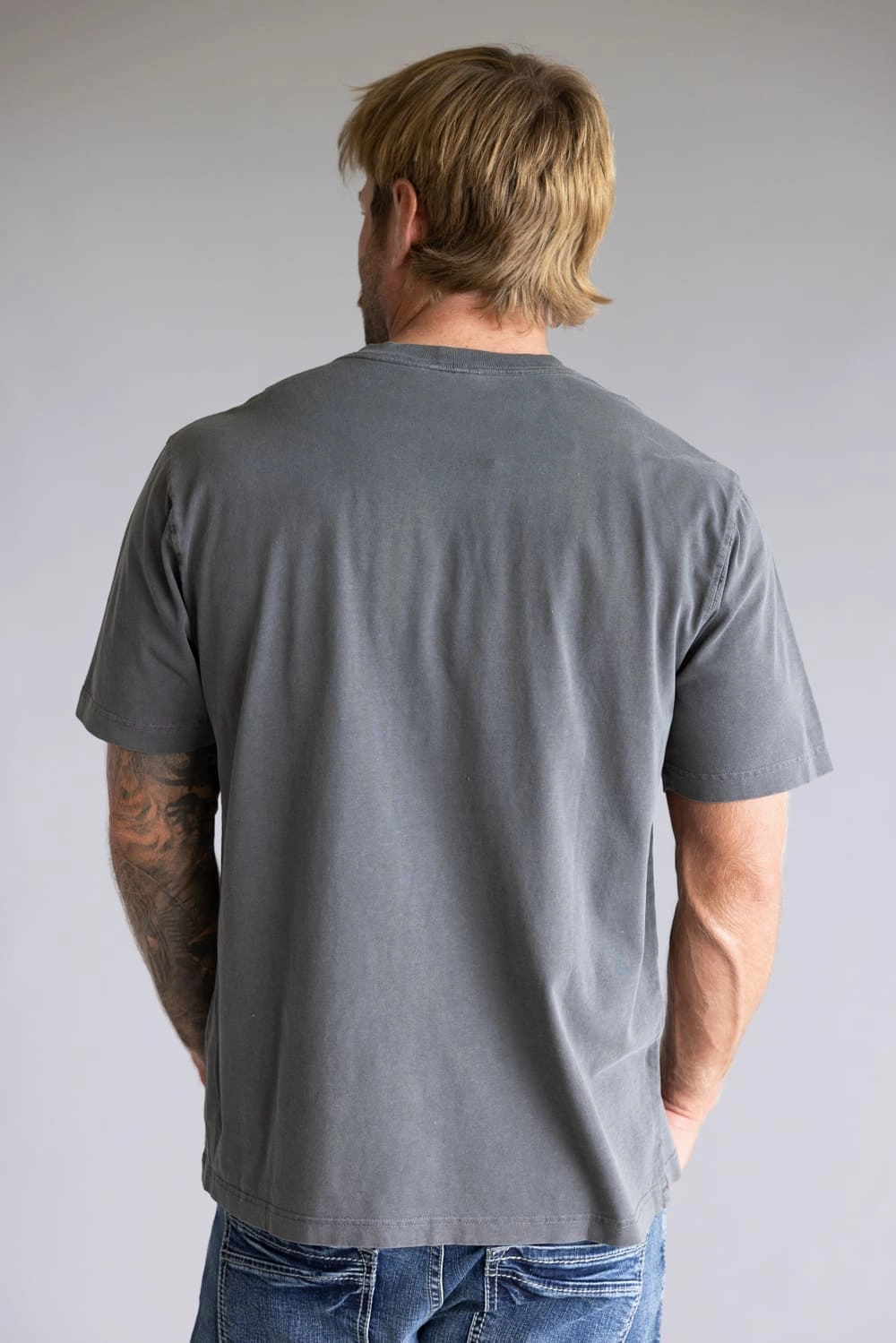 Carhartt Garment Dye Pocket T-Shirt for Men in Grey | 106252-029 Cozy Touch