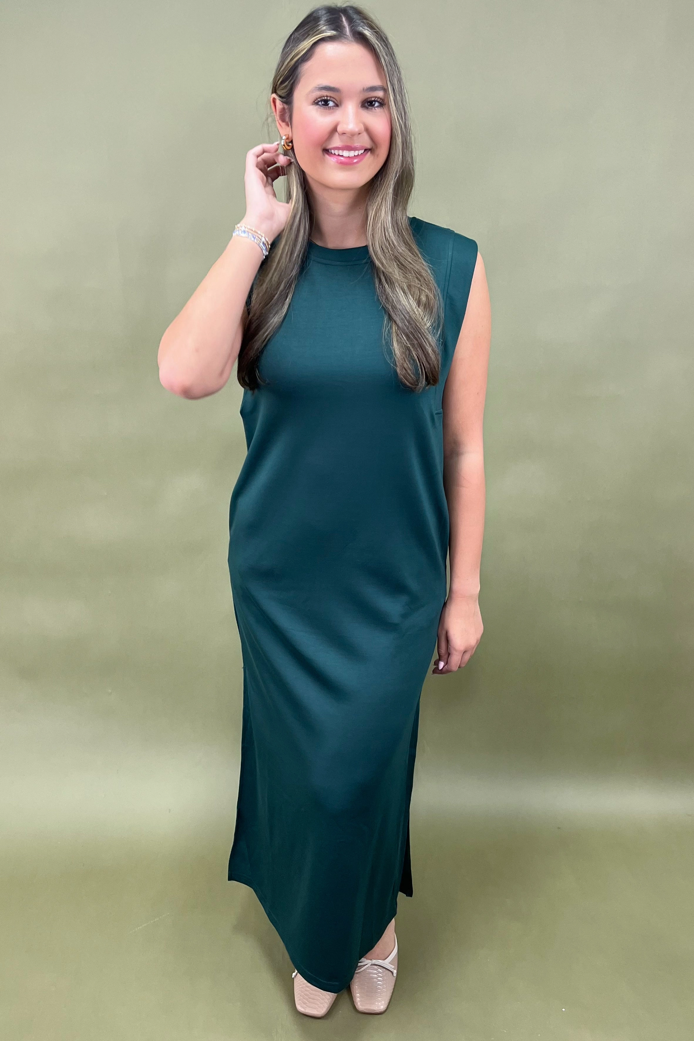 Autumn Delight Sleeveless Midi Dress Refined touch