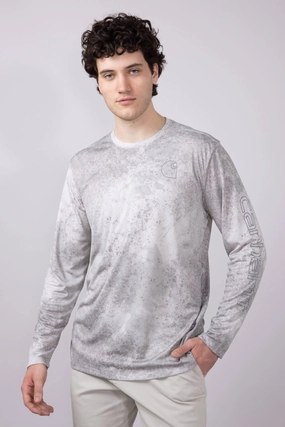 Carhartt Force Sun Defender Print T-Shirt for Men in Grey | 106779-EA0-LTGRY Weekend Style