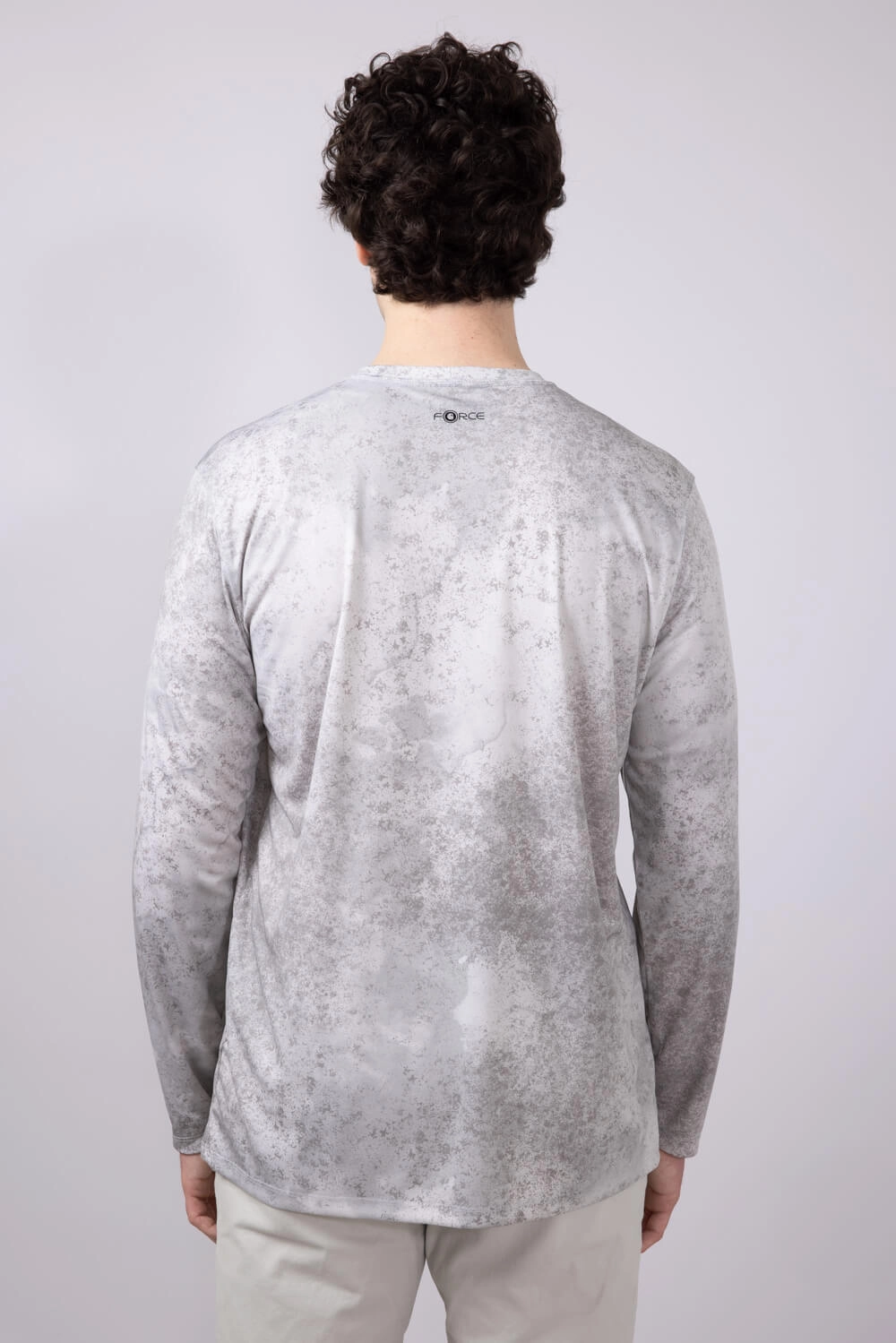 Modern Trend Look Denim combination Carhartt Force Sun Defender Print T-Shirt for Men in Grey | 106779-EA0-LTGRY