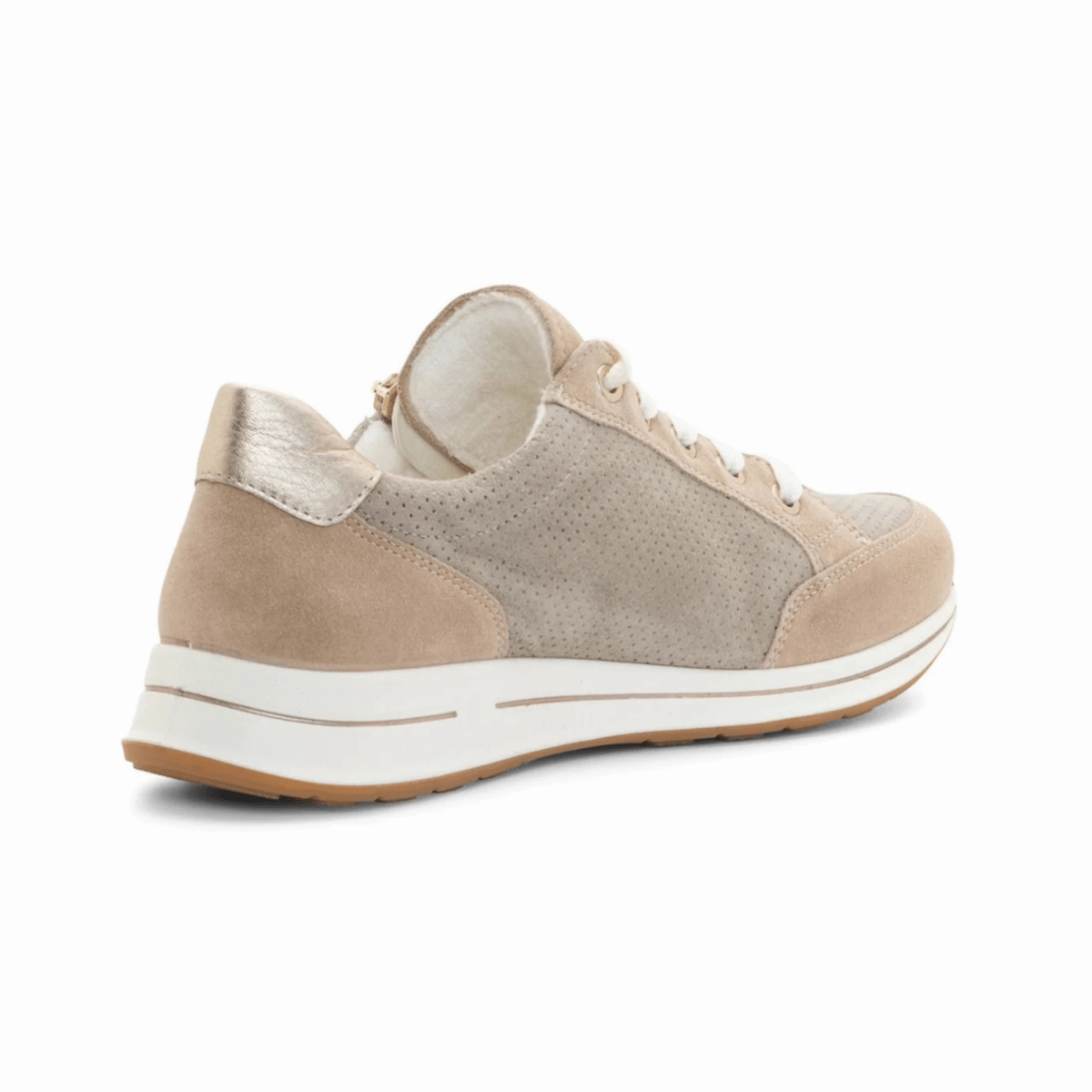 Weekend Comfort Foot Control Ara Women's Oleanna Sand Puntikid Suede