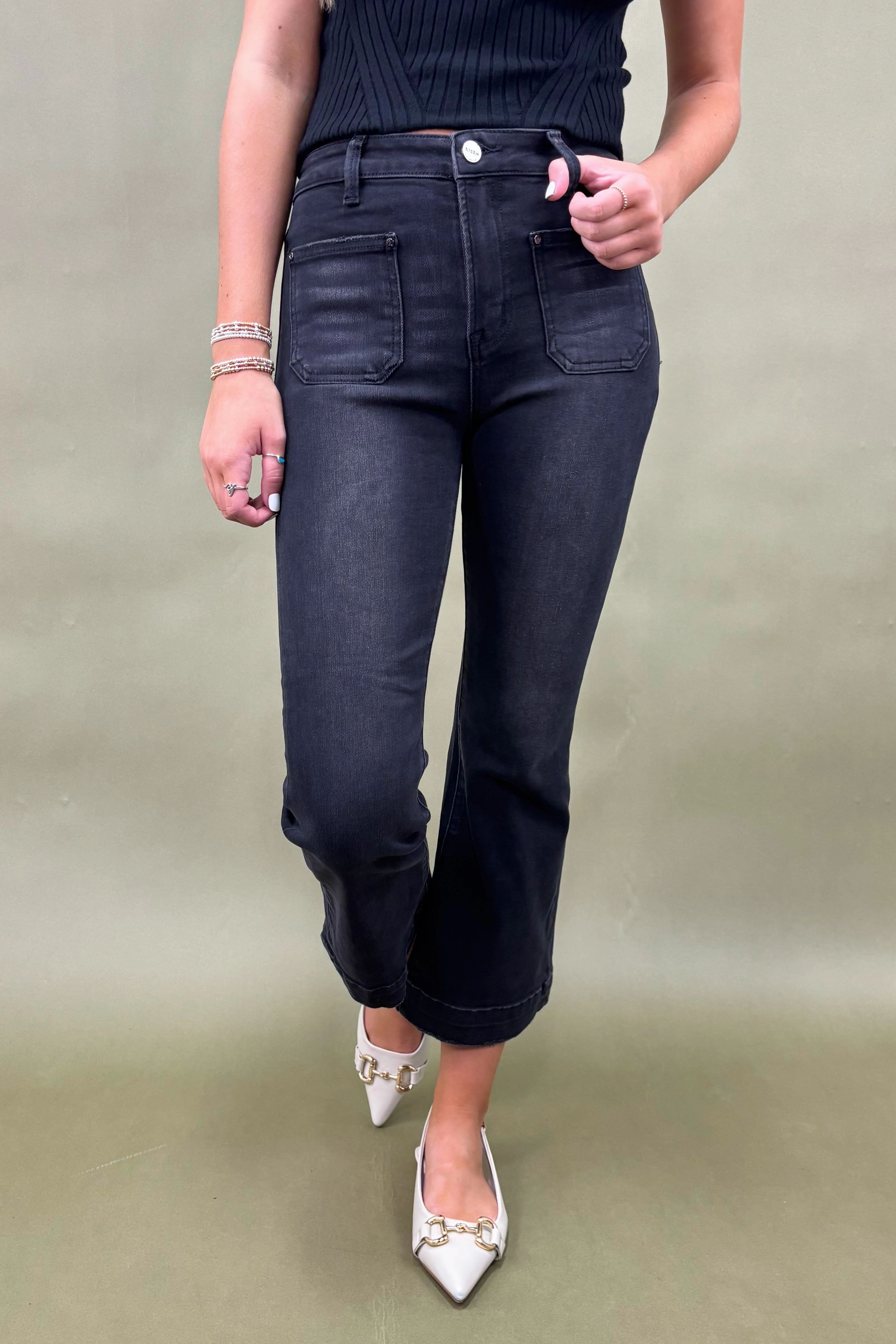 The Kaia Flare Jean Timeless Comfort Fit