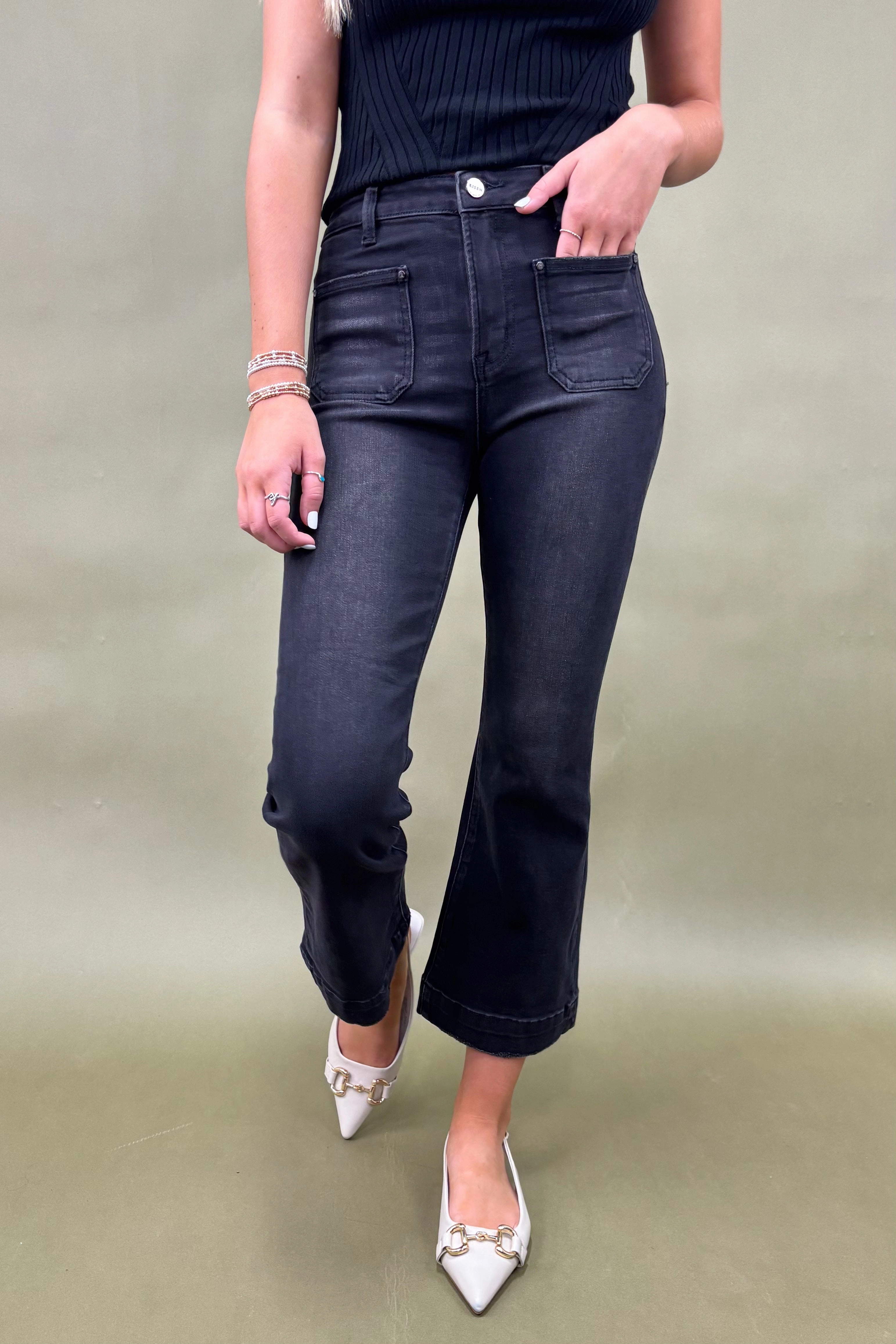 The Kaia Flare Jean Flexible Comfort