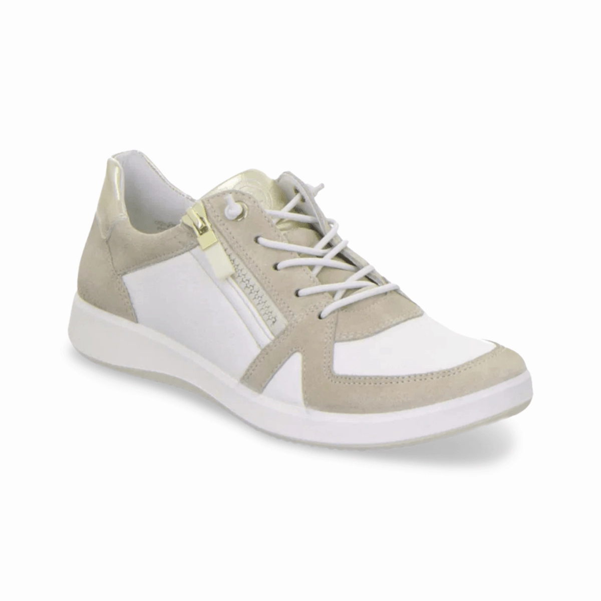 Training Sneakers Travel Step Ara Women's Riviera Shell/Cream/Platinum