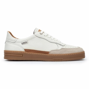 Pikolinos Men's Xativa Off-White Leather Stylish Sole