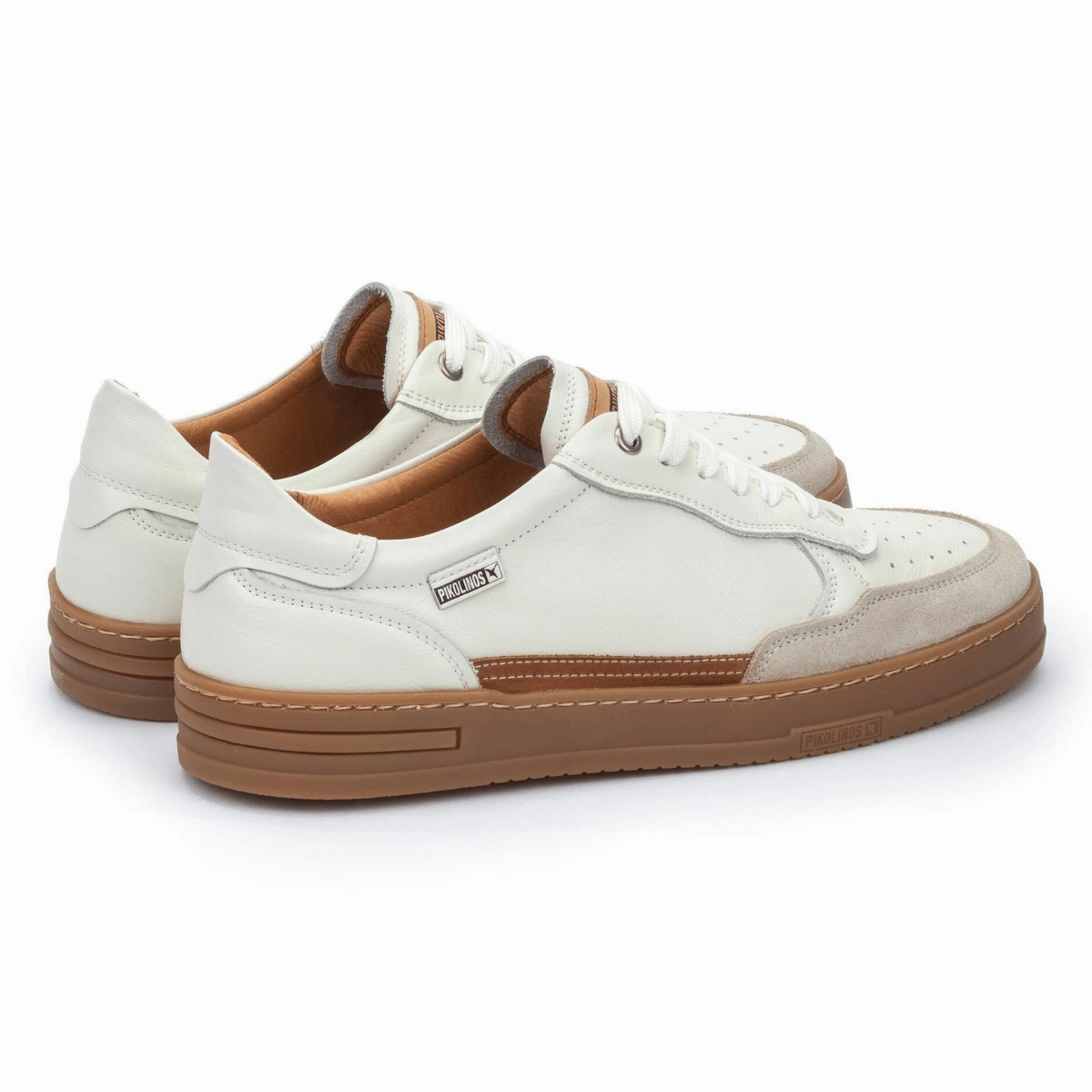 Pikolinos Men's Xativa Off-White Leather Soft Form