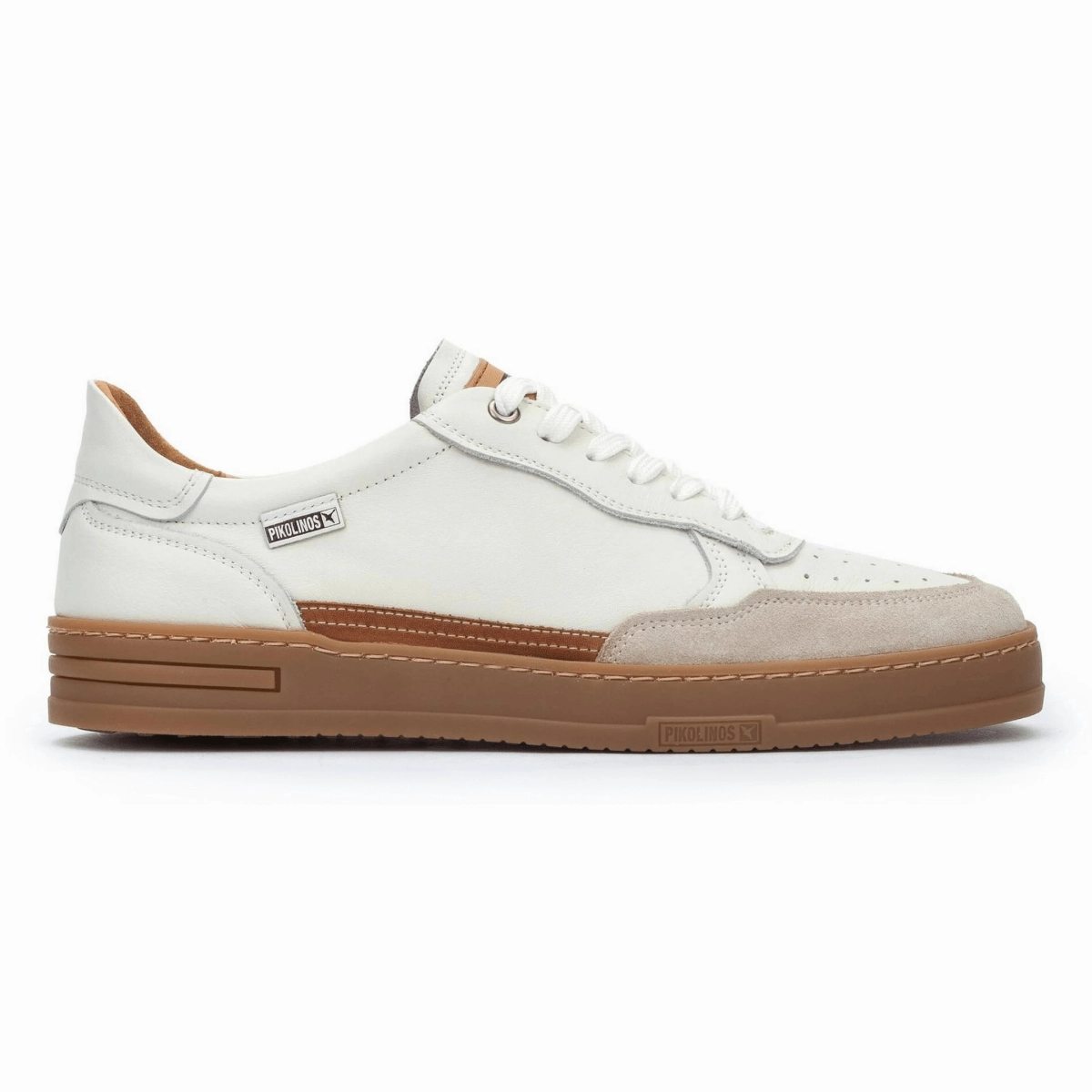 Pikolinos Men's Xativa Off-White Leather Stylish Sole