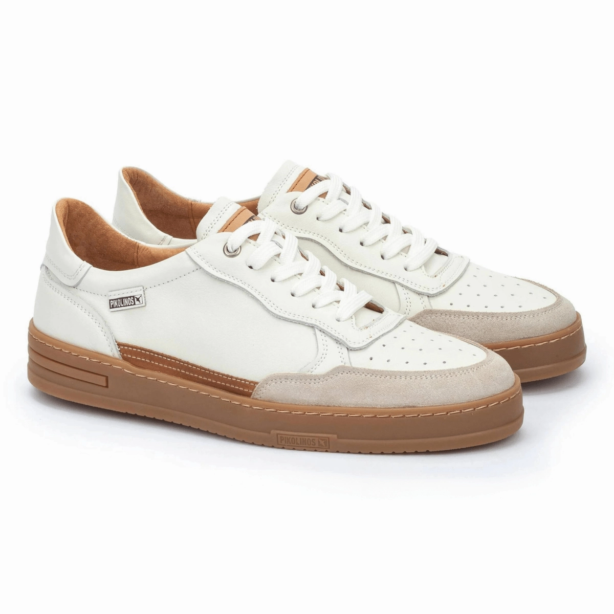 Pikolinos Men's Xativa Off-White Leather Energy Return EVA Foam Easy on