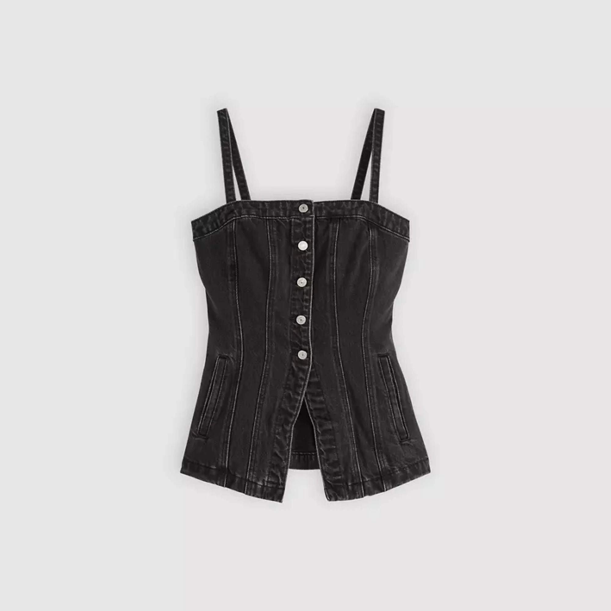 AntiOdorTechnology TaglessComfort Tailored Bustier (Open Mind Vest - Black)