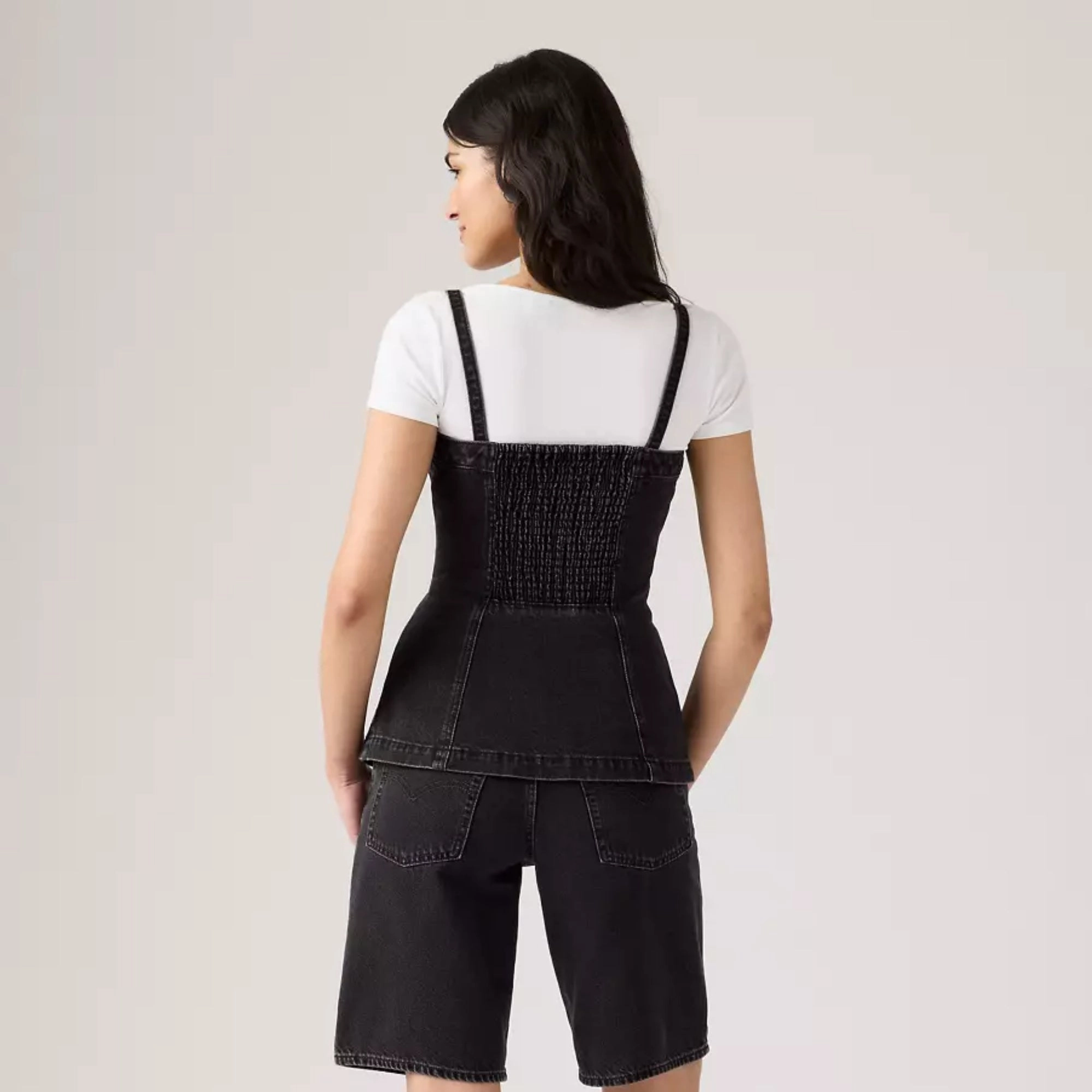 Tailored Bustier (Open Mind Vest - Black) simple design
