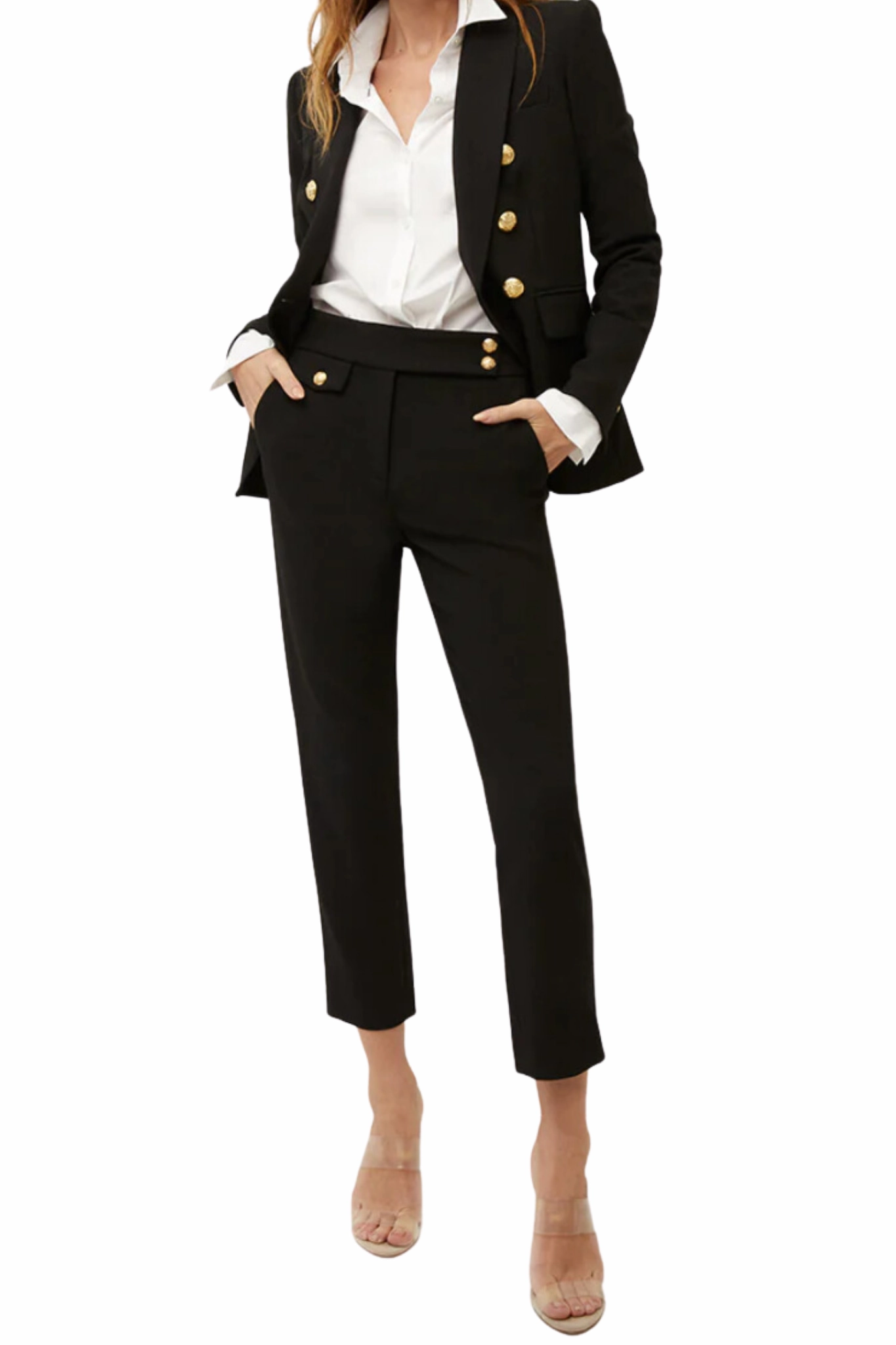 Renzo Pant in Black Flexible Seam Versatile Fashion