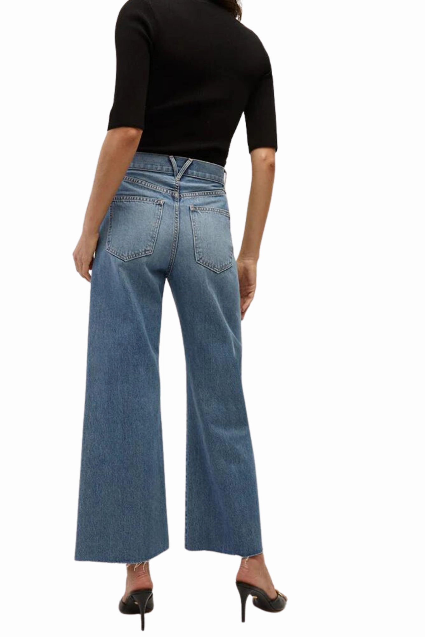 Flexible Waist Taylor Crop in Wanderer