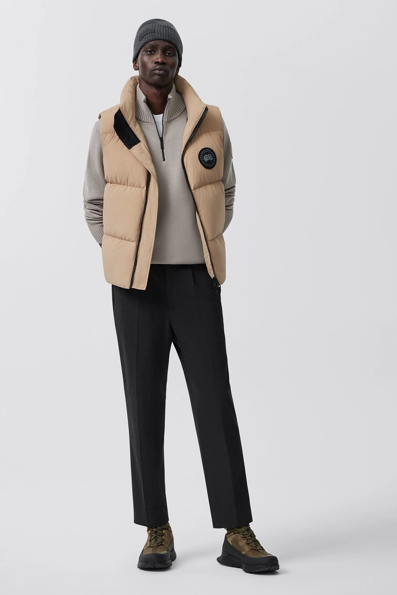 Lawrence Puffer Vest Black Label Long Sleeves