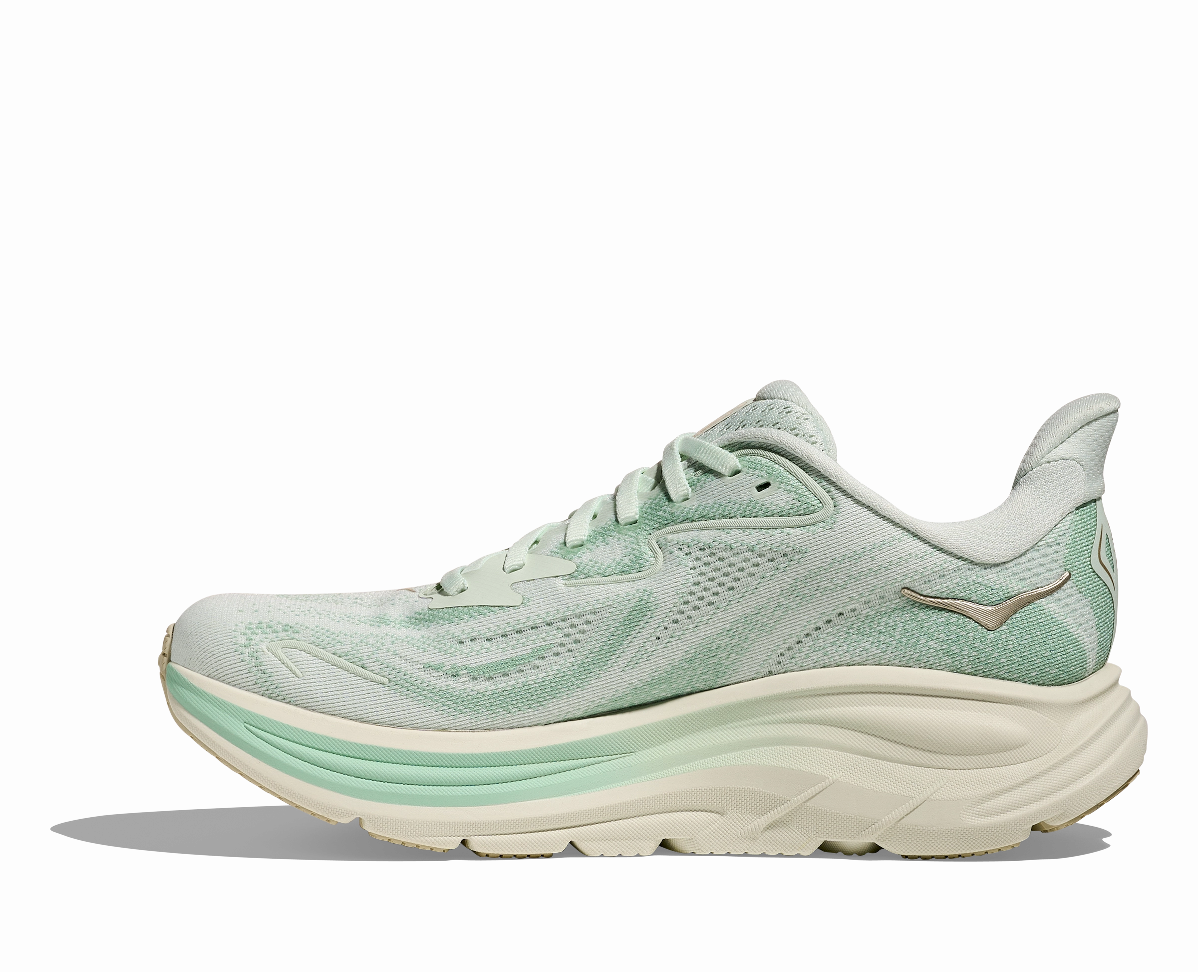 Women's Clifton 10 - Sea Glass / Jadeite Shock Diffusing Midsole