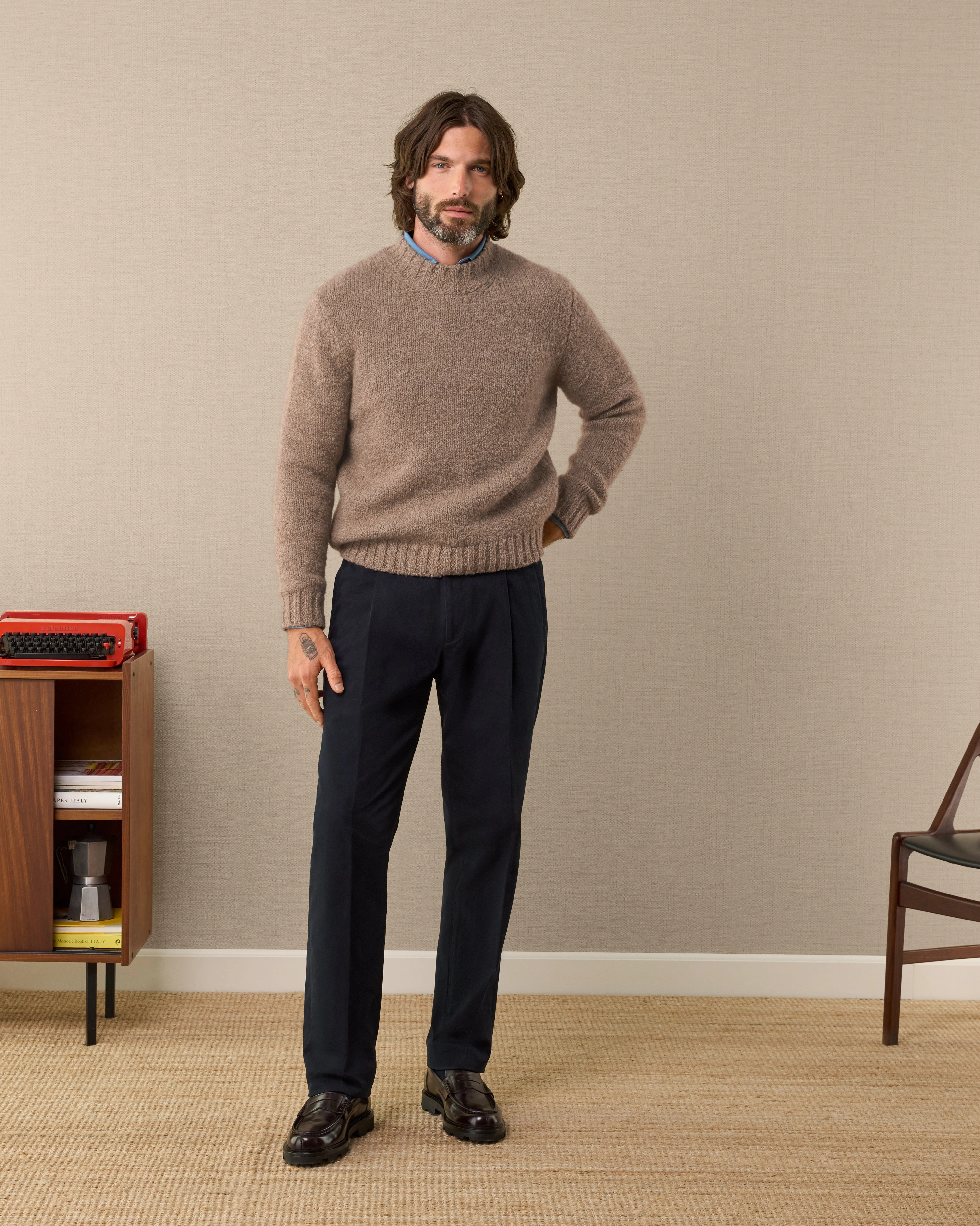 Organic Cotton Blend Slub Texture Gavoi