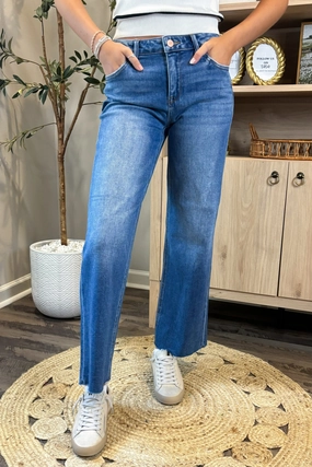 The Atlas Mid Rise Cropped Jeans Soft Performance