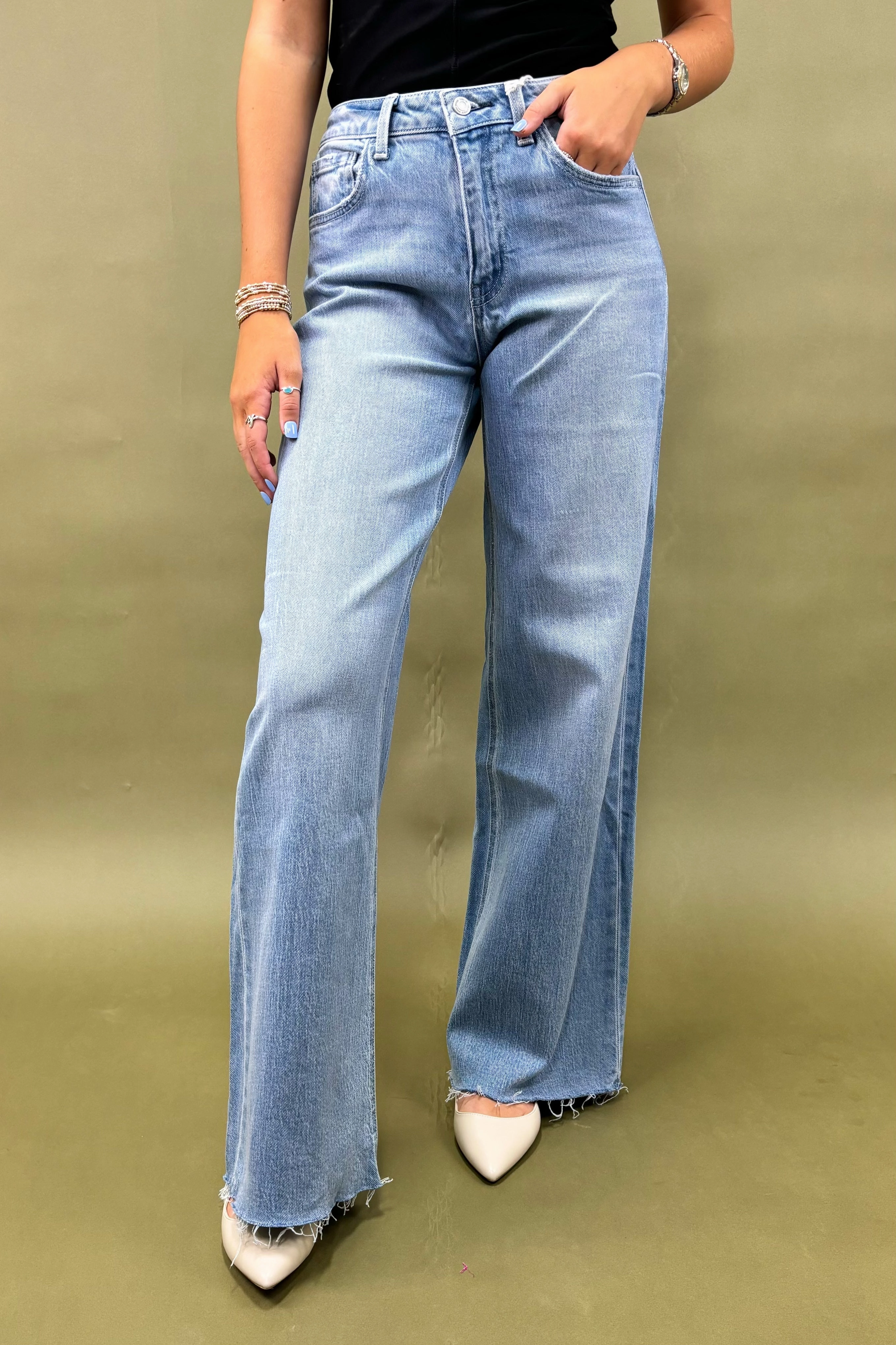 The Breezy Wide Leg Jeans Minimal Edge City Wear