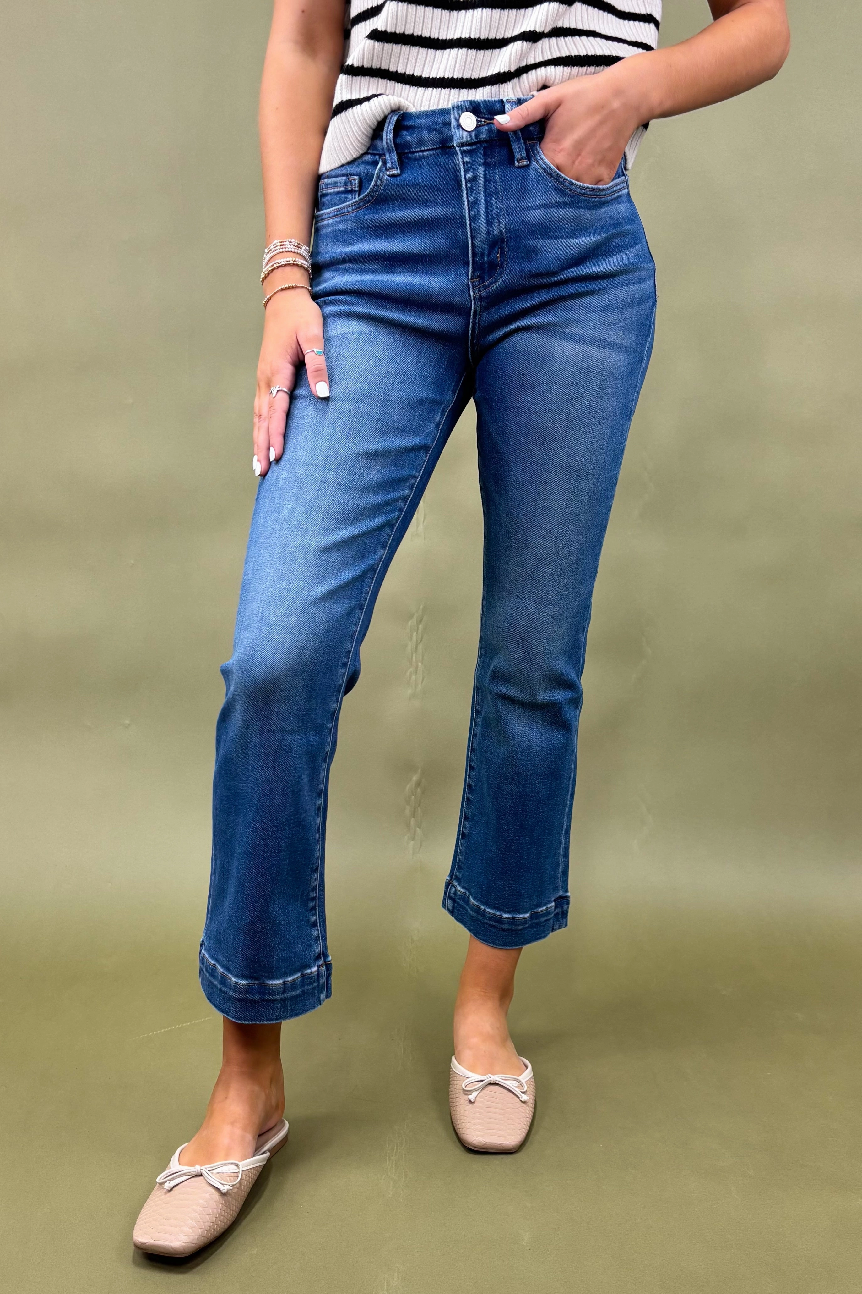 Quick Comfort Fit The Camryn Trouser Hem Jeans