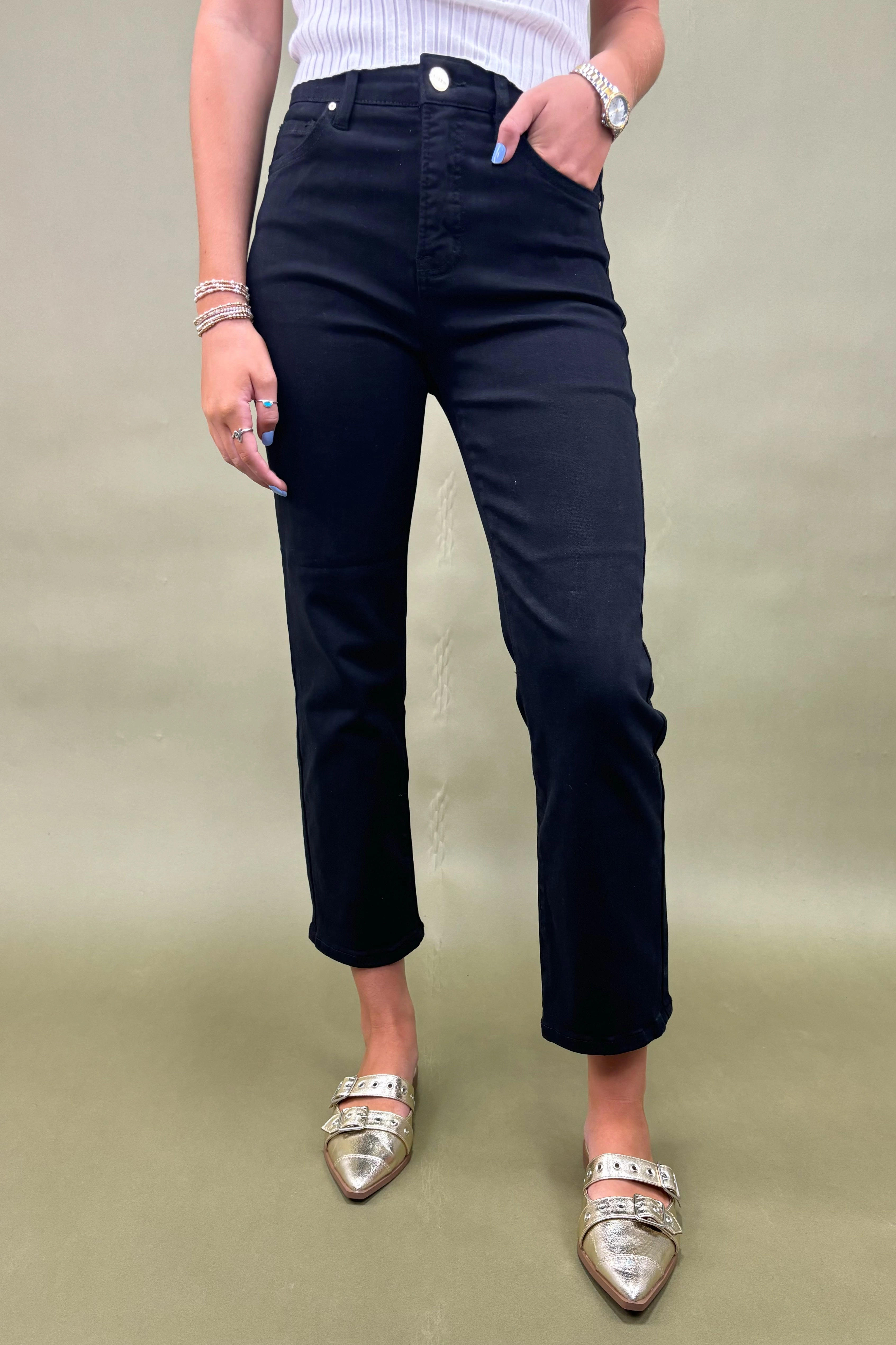 Abrasion Resistant Fabric Soft Structure The Dianne High-Rise Jeans