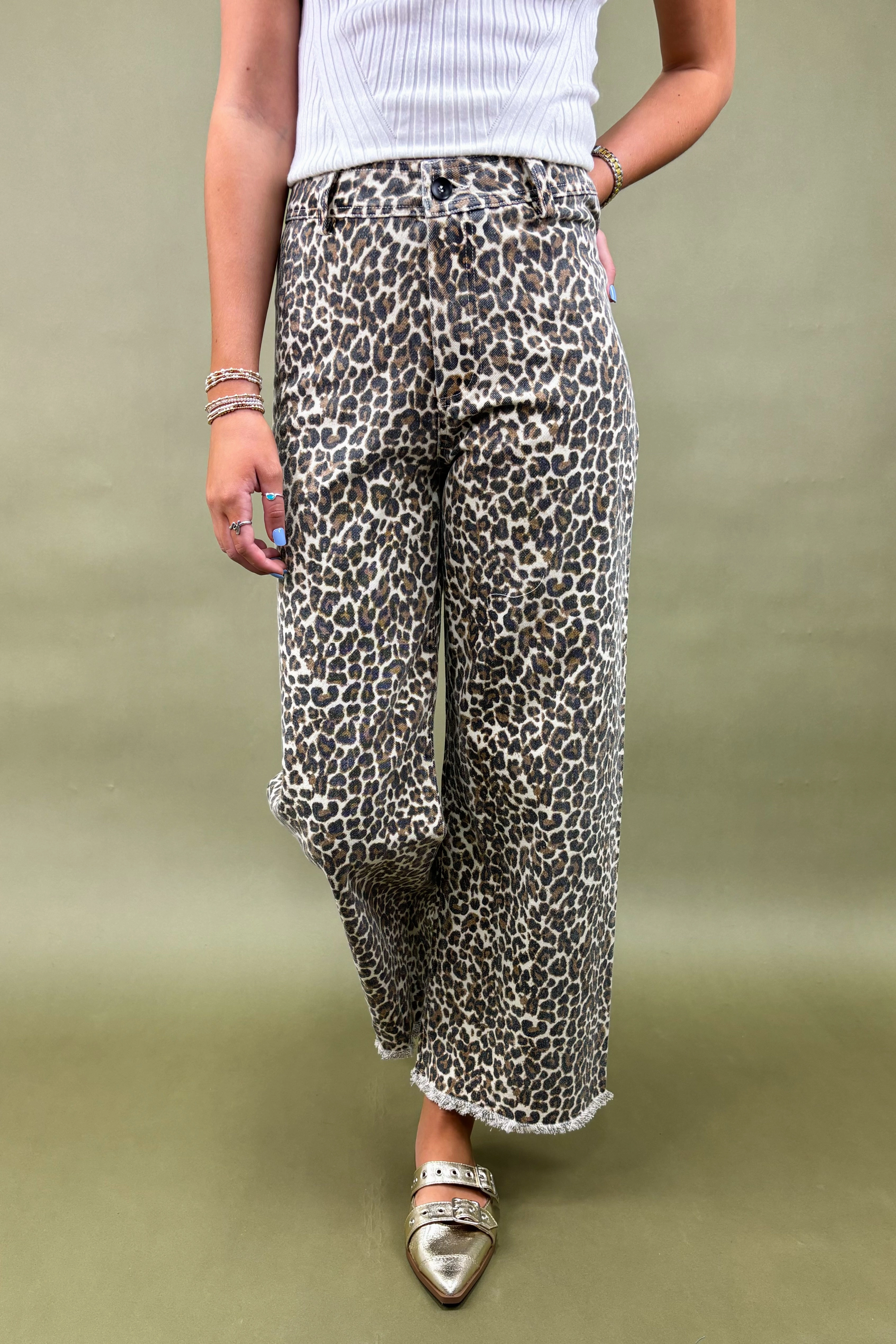 AntiStaticFinish The Dolly Leopard Print Jeans