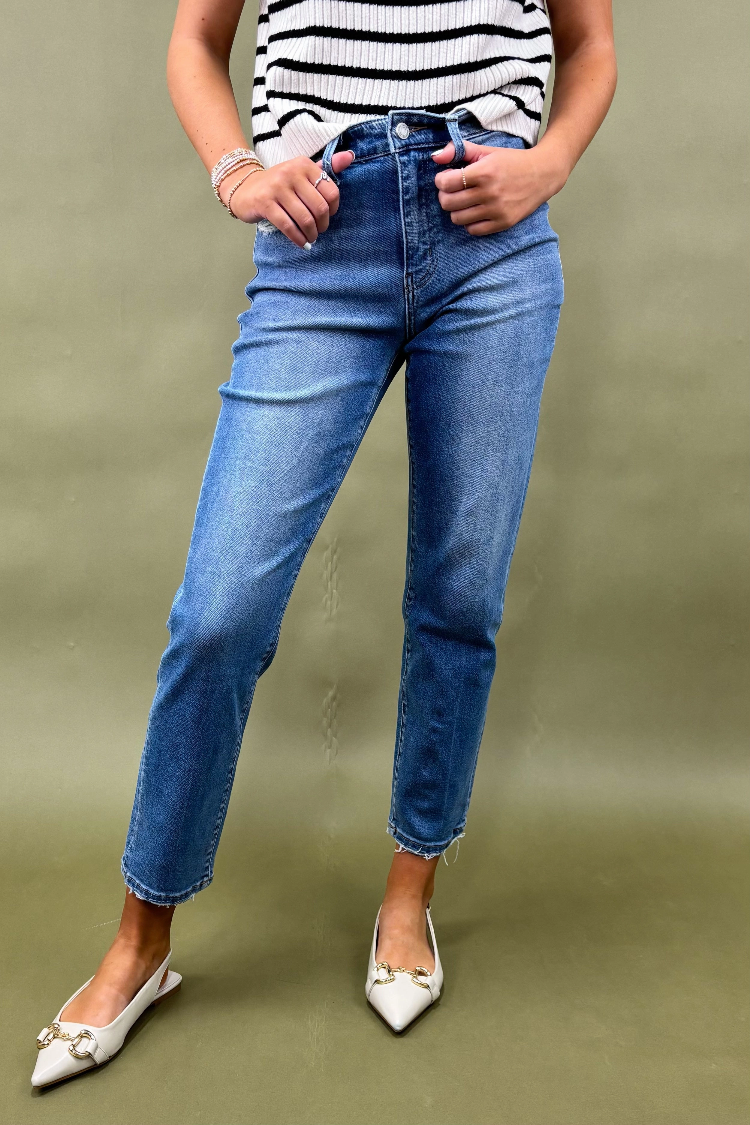 The Isla Tapered Straight Leg Jean Quick Cool TaglessComfort