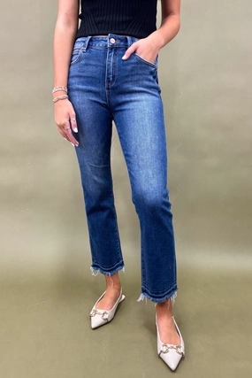 HypoallergenicFabric Breathable Layer Fit The Lilo Crop Straight Jeans