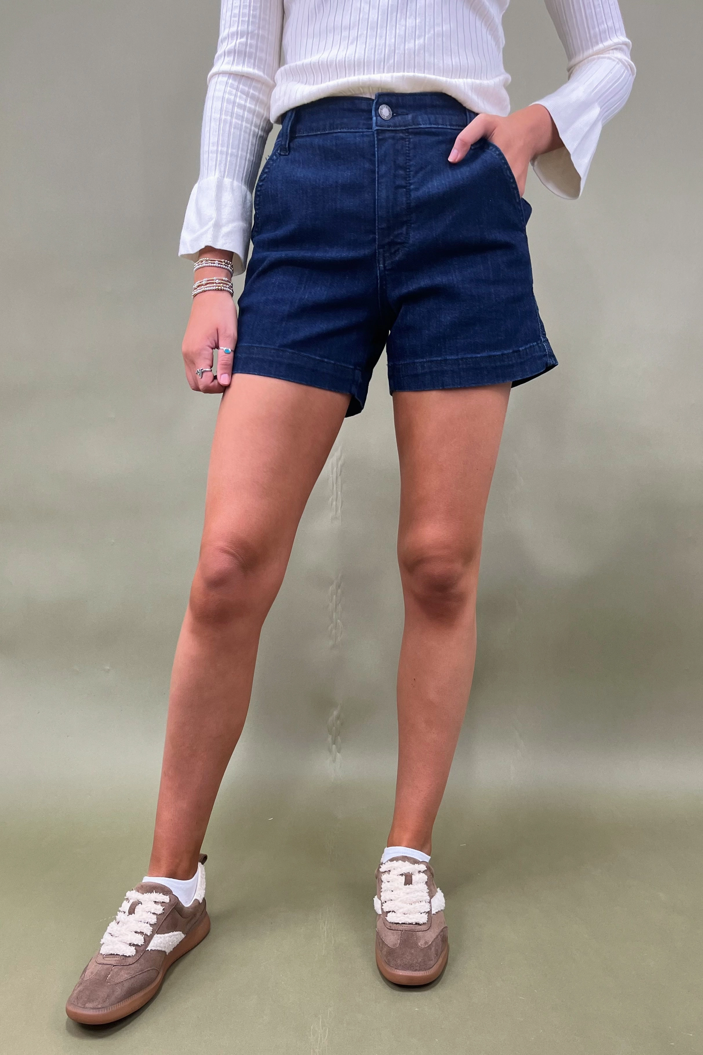 Urban Comfort The Lola High Waisted Trouser Shorts