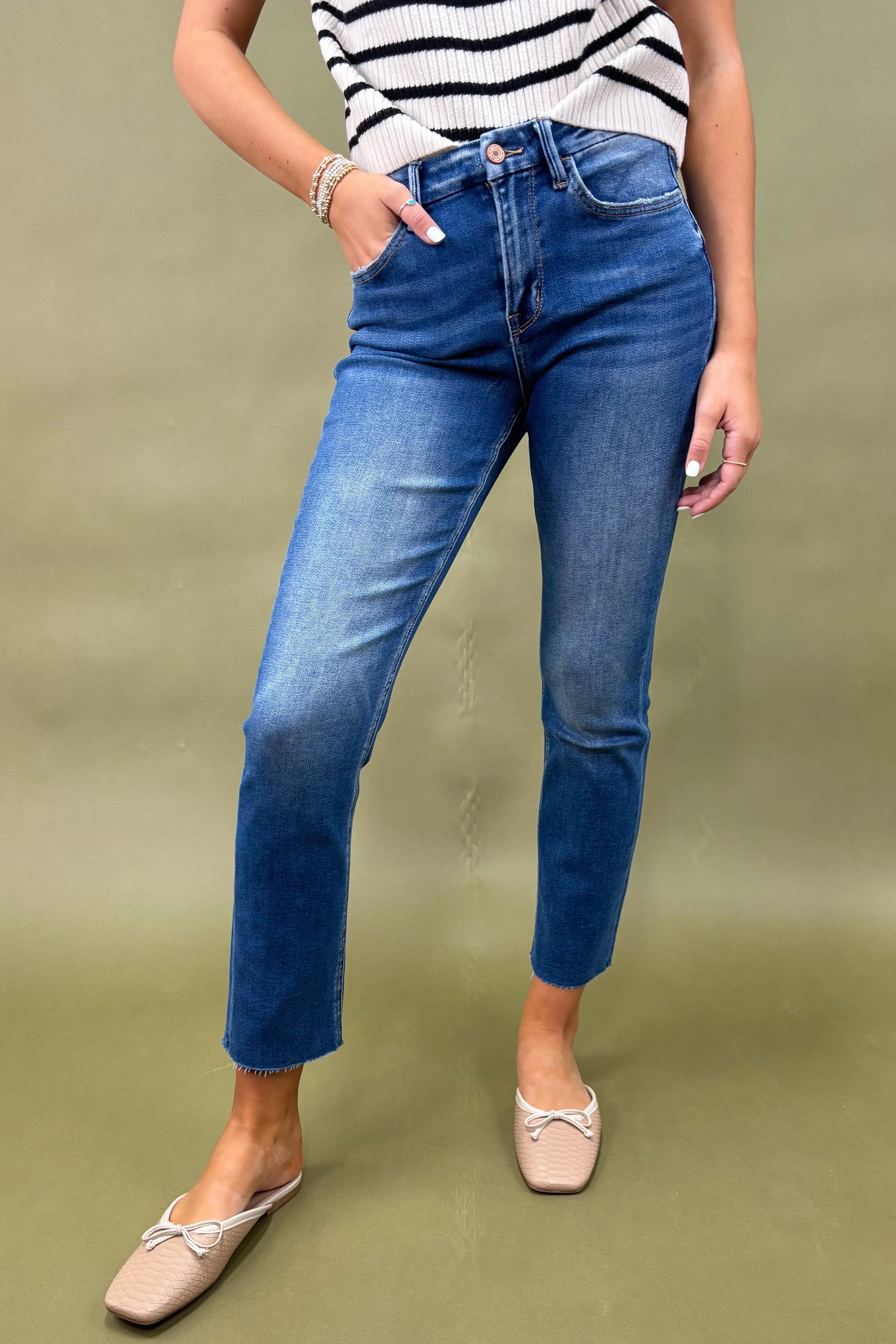 Easy Fit Design The Marissa High-rise Denim Jean