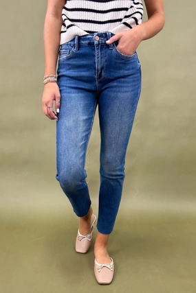 The Marissa High-rise Denim Jean Machine washable