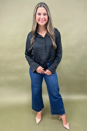 The Midnight Leopard Top Sporty Cardigan