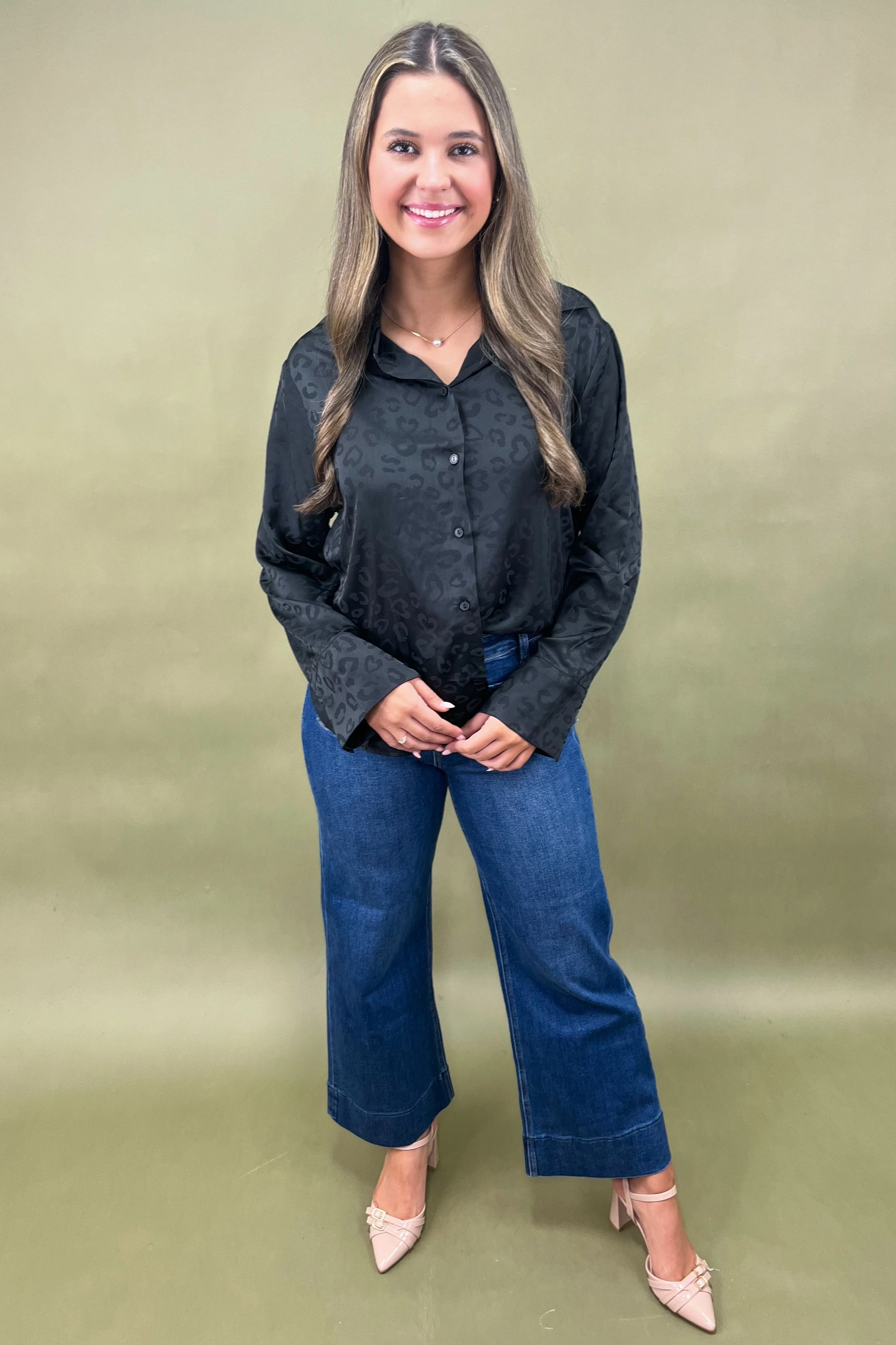 The Midnight Leopard Top Sporty Cardigan