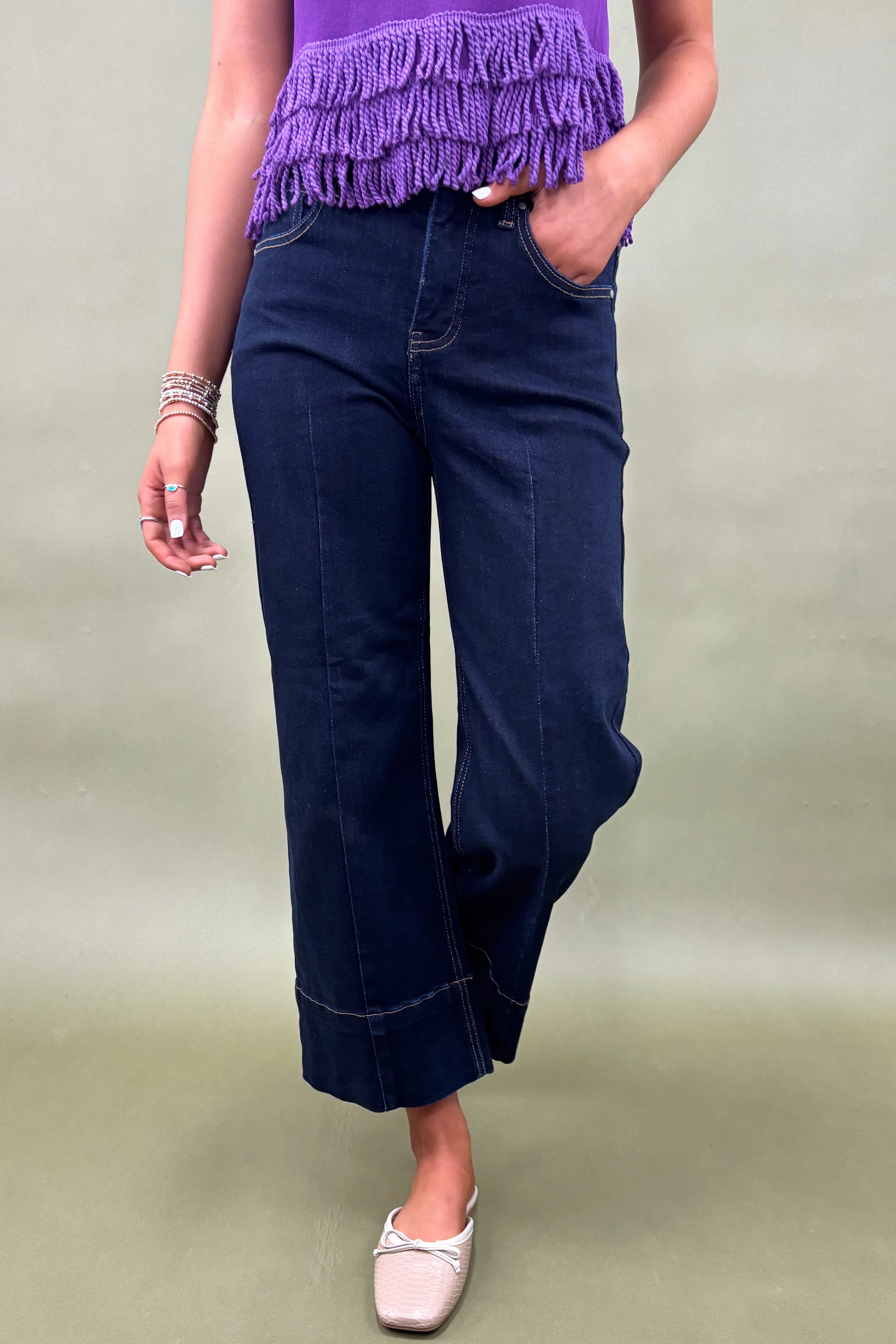 FlexibleStretchWeave The Midnight Wide Leg Jeans
