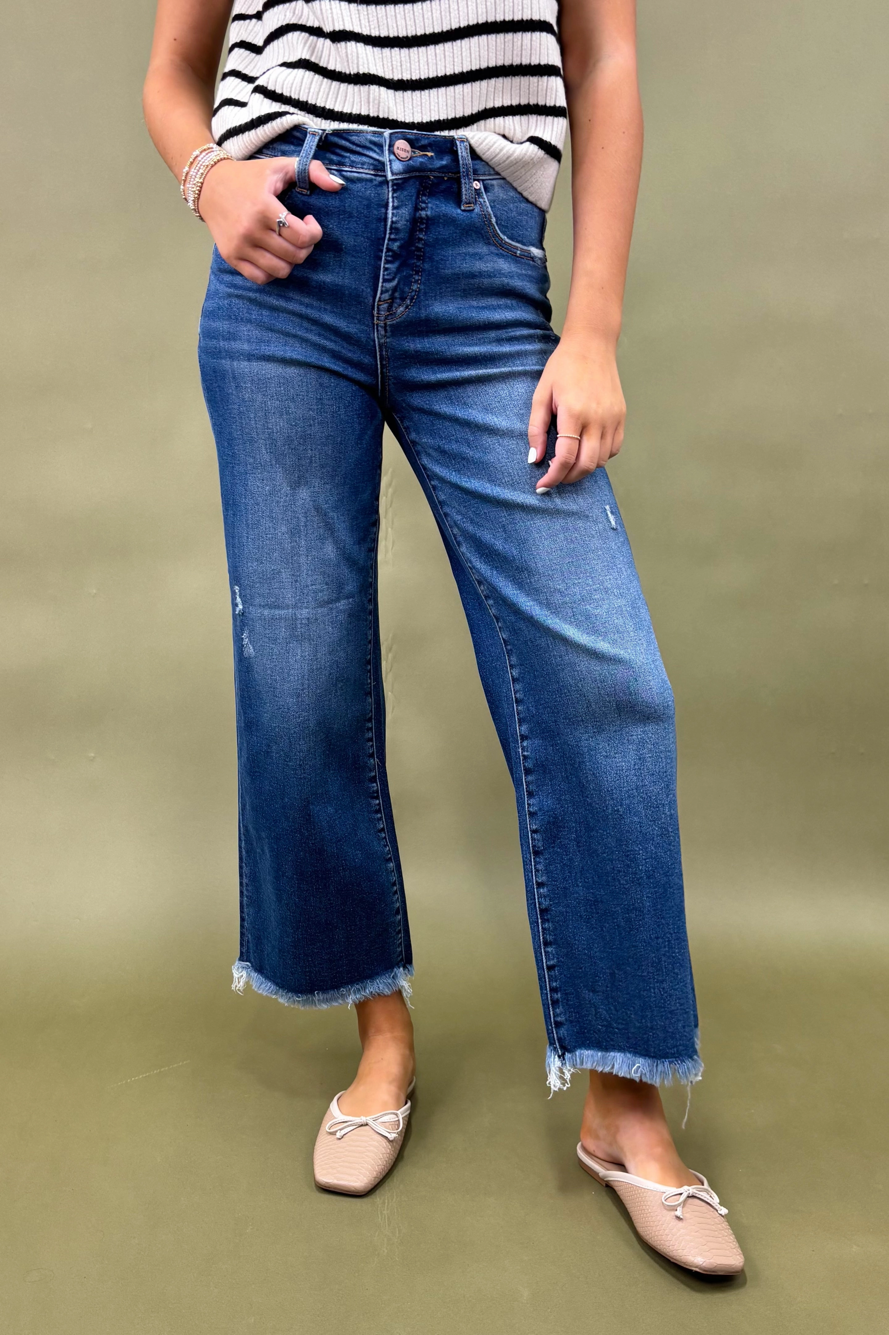 Breathable Material The Mila Mid-Rise Straight Jeans