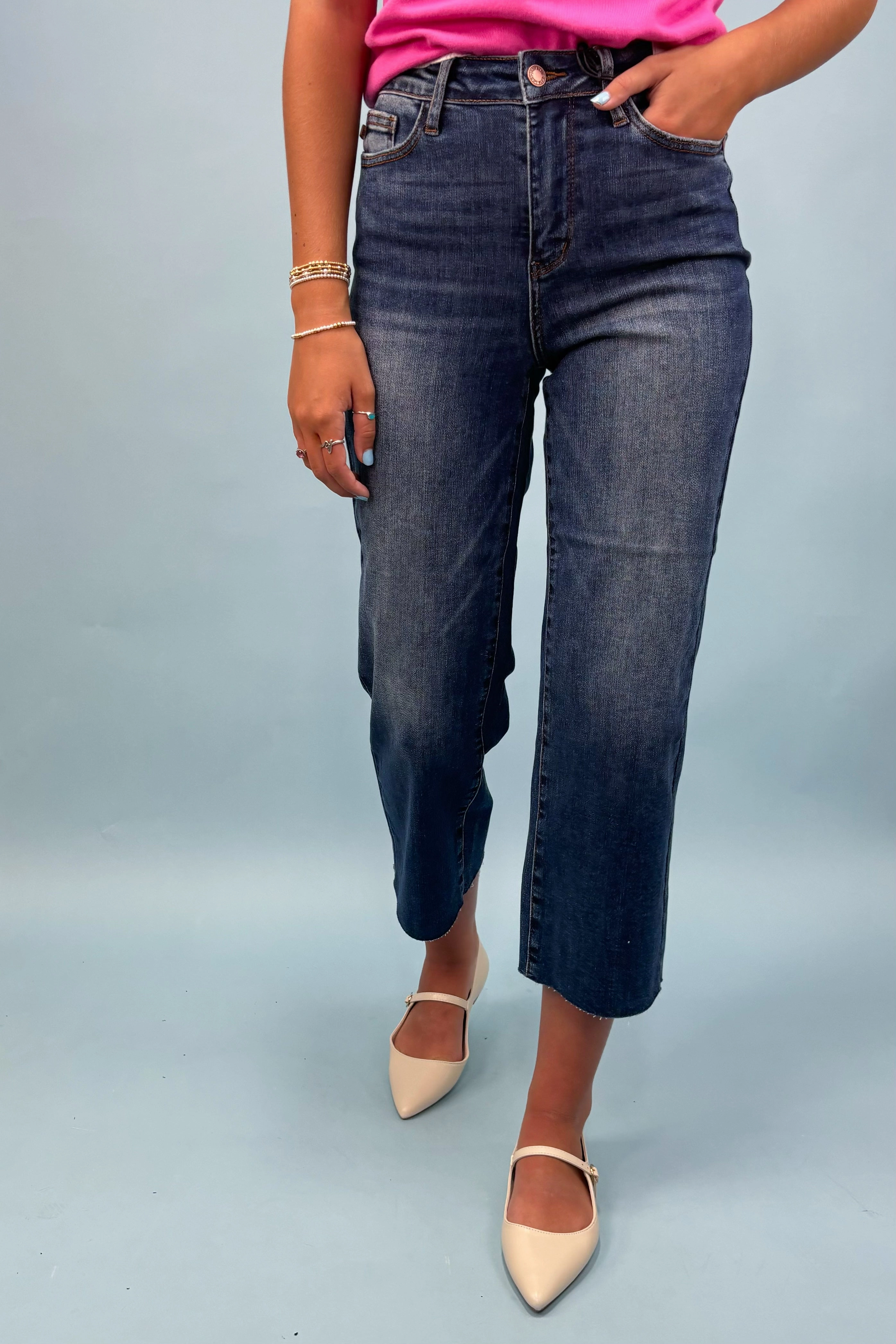 Functional Fit Relaxed Cut The Monica Wide Leg Jeans