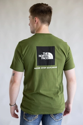 The North Face Core Box Graphic T-Shirt for Men in Green | NF0A8B6K-BRI Comfortable Piece