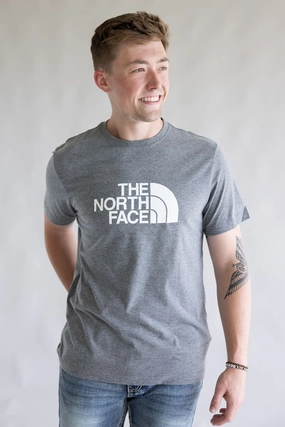 Sustainable Production Process The North Face Half Dome T-Shirt for Men in Grey | NF0A8B6J-CU3