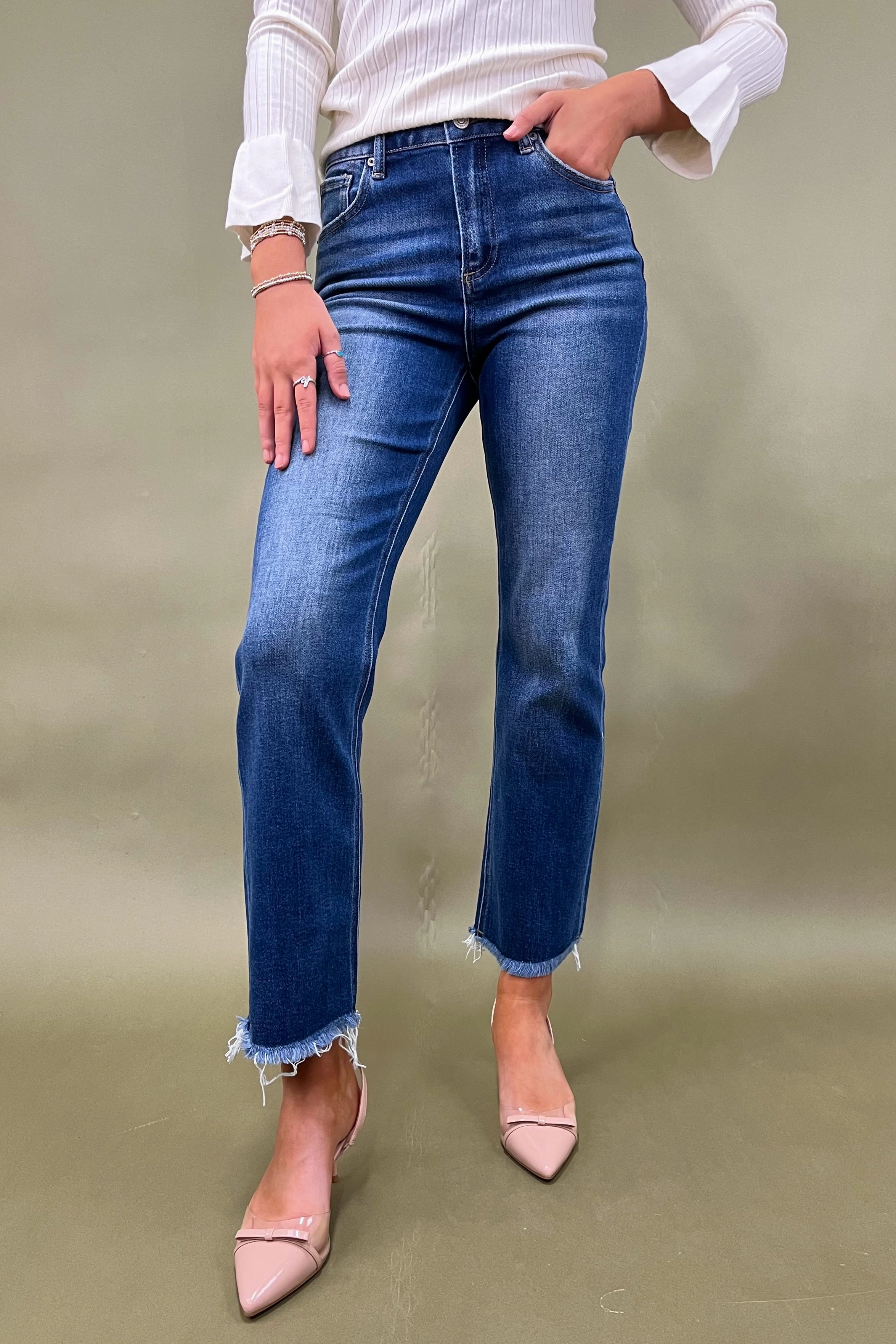 The Sabine Straight Jean Minimalist Fit Anti Friction Lining