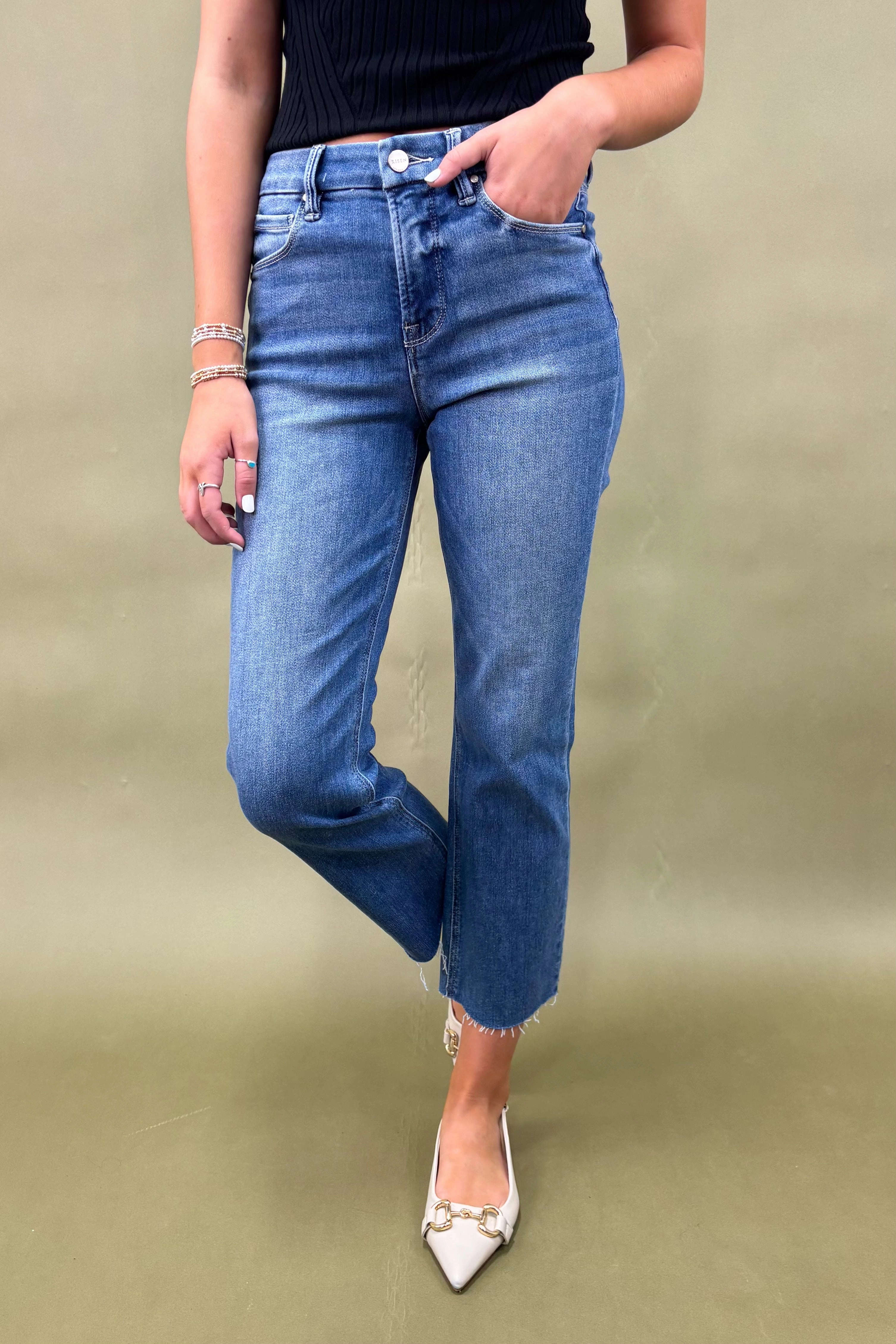 The Sienna Straight Jean high waisted