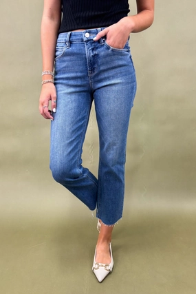 The Sienna Straight Jean high waisted